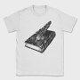 Book Feather Gothic, Tricou Barbati (Unisex)
