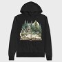 Book Illustration Nature, Hanorac Oversize Barbati (Unisex)