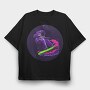 Space Surf Astronaut, Tricou Oversize Barbati (Unisex)