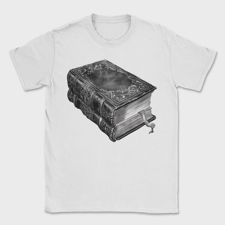 Book Stack Gothic, Tricou Barbati (Unisex)