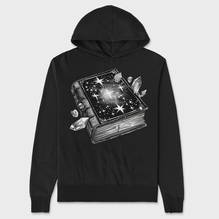Book Stars Gems, Hanorac Oversize Barbati (Unisex)