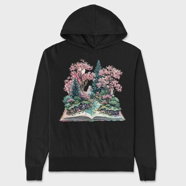 Book World Flowers, Hanorac Oversize Barbati (Unisex)