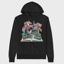 Book World Flowers, Hanorac Oversize Barbati (Unisex)