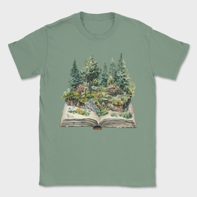 Book World Nature, Tricou Barbati (Unisex)