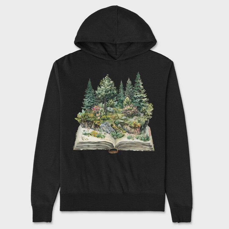 Book World Nature, Hanorac Oversize Barbati (Unisex)