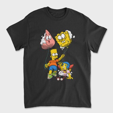 Spongebob Streetwear, Tricou Barbati (Unisex)