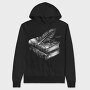Books Feather Gothic, Hanorac Oversize Barbati (Unisex)