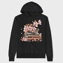 Books Flowers Spring, Hanorac Oversize Barbati (Unisex)