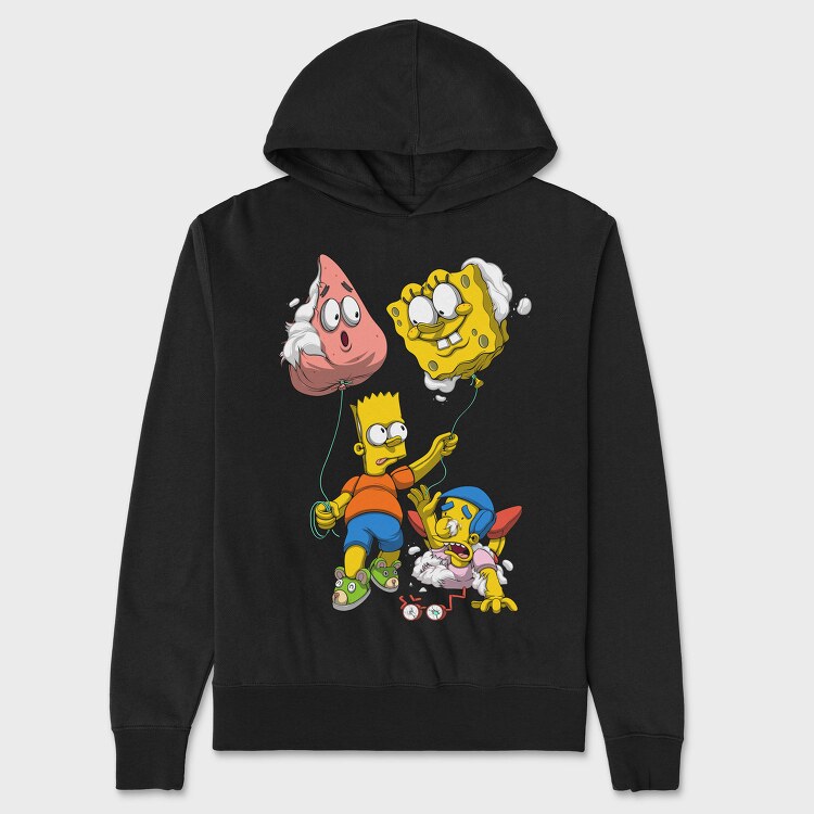 Spongebob Streetwear, Hanorac Oversize Barbati (Unisex)