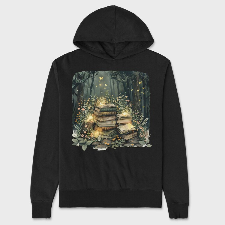 Books Nature Flowers, Hanorac Oversize Barbati (Unisex)