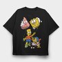 Spongebob Streetwear, Tricou Oversize Barbati (Unisex)