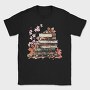 Books Stack Fall, Tricou Barbati (Unisex)