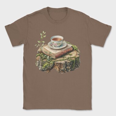 Books Stack Nature, Tricou Barbati (Unisex)