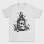 Bottle Skull Stars, Tricou Barbati (Unisex)