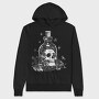 Bottle Skull Stars, Hanorac Oversize Barbati (Unisex)