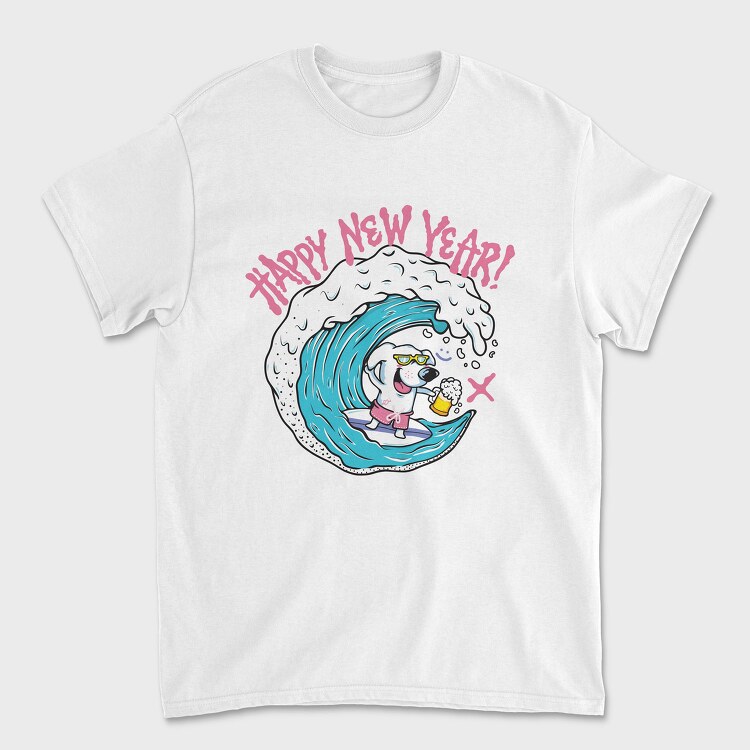 Surf Dog Cheers, Tricou Barbati (Unisex)