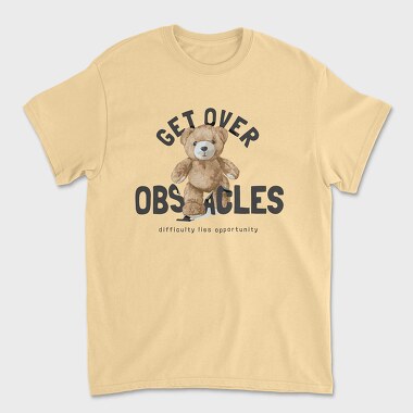 Teddy Bear Obstacle, Tricou Barbati (Unisex)