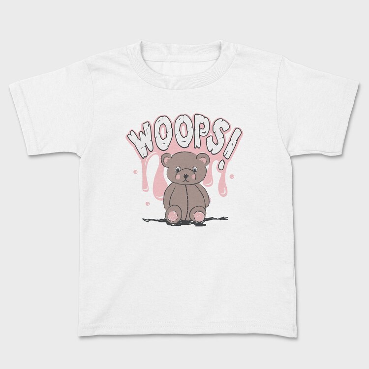 Teddy Bear Oops Vibes, Tricou Copii