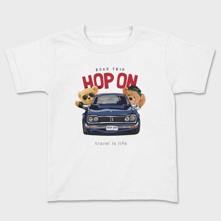 Teddy Bear Road Trip, Tricou Copii