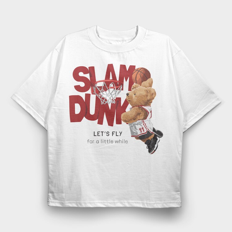 Teddy Dunk Dreams, Tricou Oversize Barbati (Unisex)