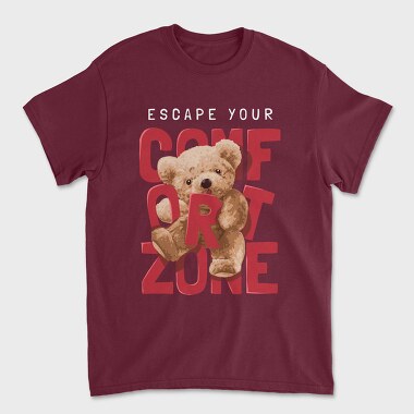 Teddy Escape Zone, Tricou Barbati (Unisex)