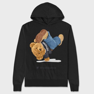 Teddy Hip Hop Dance, Hanorac Oversize Barbati (Unisex)