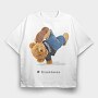 Teddy Hip Hop Dance, Tricou Oversize Barbati (Unisex)