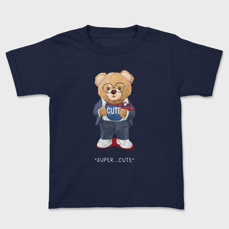 Teddy Hipster Vibes, Tricou Copii