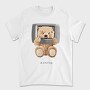 Teddy Pixel Screen, Tricou Barbati (Unisex)