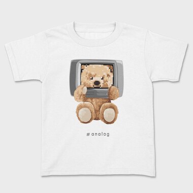Teddy Pixel Screen, Tricou Copii