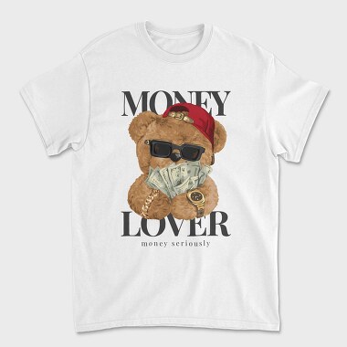 Teddy Rich Money Lover, Tricou Barbati (Unisex)