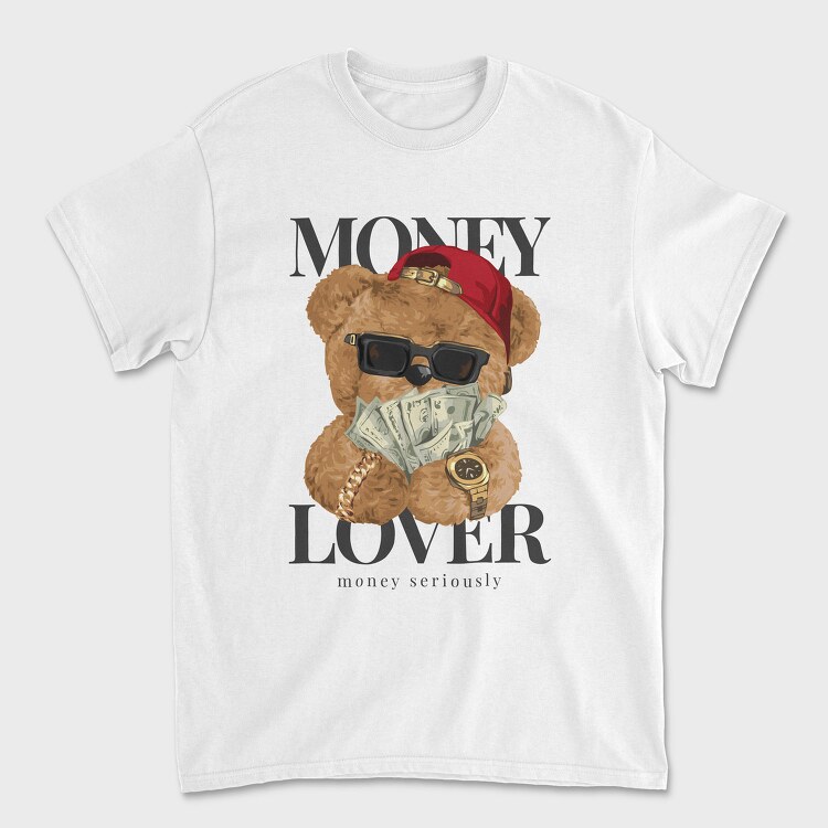 Teddy Rich Money Lover, Tricou Barbati (Unisex)