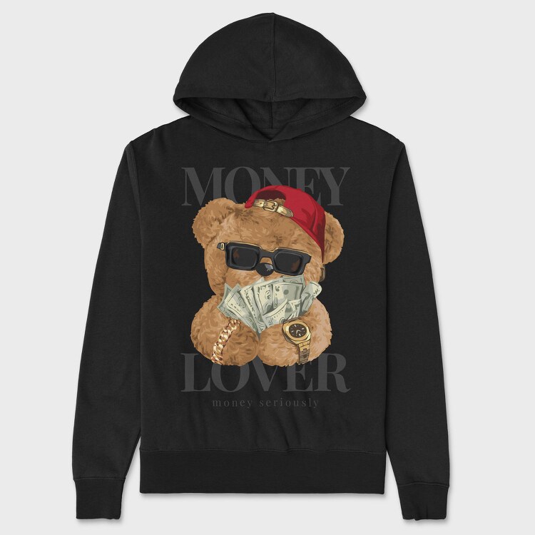 Teddy Rich Money Lover, Hanorac Oversize Barbati (Unisex)
