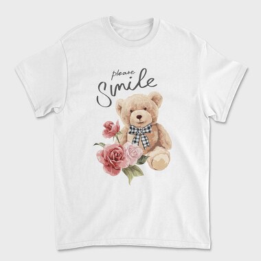 Teddy Rose Smile, Tricou Barbati (Unisex)