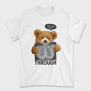 Teddy X-Ray Vibes, Tricou Barbati (Unisex)