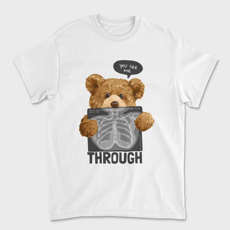 Teddy X-Ray Vibes, Tricou Barbati (Unisex)