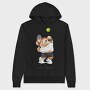 Tennis Bear Ace, Hanorac Oversize Barbati (Unisex)