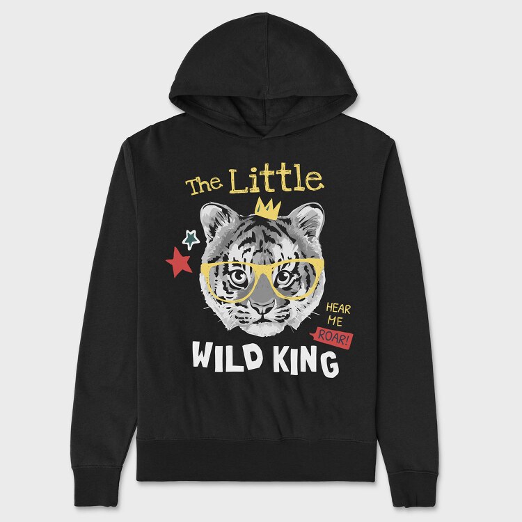 Tiger King Vibes, Hanorac Oversize Barbati (Unisex)