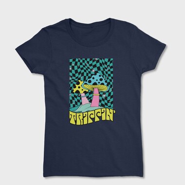 Trippin Mushroom Vibes, Tricou Femei