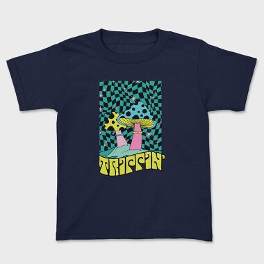 Trippin Mushroom Vibes, Tricou Copii
