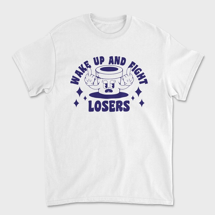 Wake Up And Fight, Tricou Barbati (Unisex)