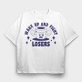 Wake Up And Fight, Tricou Oversize Barbati (Unisex)