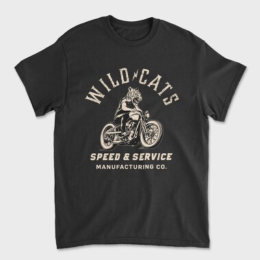 Wildcat Speed Rider, Tricou Barbati (Unisex)