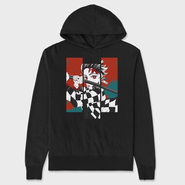 Demon Slayer 71, Hanorac Oversize Barbati (Unisex)