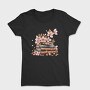 Books Flowers Spring, Tricou Femei