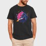 Space Rocket Escape, Tricou Barbati (Unisex)