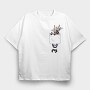 Pocket Pandas, Tricou Oversize Barbati (Unisex)