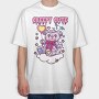 Creepy Cute Bear, Tricou Oversize Barbati (Unisex)