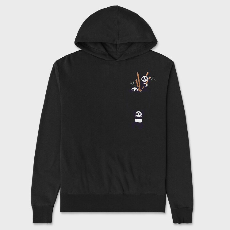Pocket Pandas, Hanorac Oversize Barbati (Unisex)
