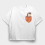 Pocket Otter, Tricou Oversize Barbati (Unisex)